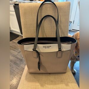 EUC Kate Spade Color Block Laptop Tote